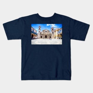 Havana Cathedral Catedral de San Cristobal Kids T-Shirt